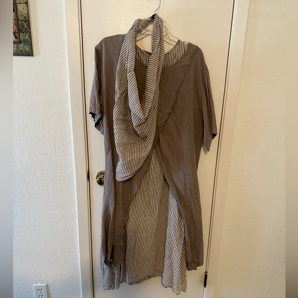 Made in Italy Linen 3-Piece Dress